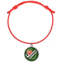 Браслет из красного шнура, Я люблю Краснодар C0502052