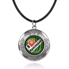 Арома-кулон металлический, Я люблю Краснодар C0502063