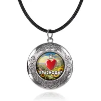 Арома-кулон металлический, Я люблю Краснодар C0504063