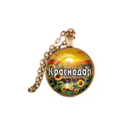 Кулон, цвет бронза, с цепочкой, Краснодар C0505028