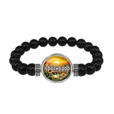 Браслет из черного агата, Краснодар C0505056