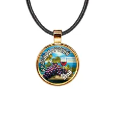 Кулон, цвет золото, со шнурком, Краснодарский край C0506033