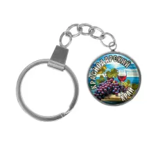 Брелок, нержавеющая сталь, с кольцом для ключей, Краснодарский край C0506061