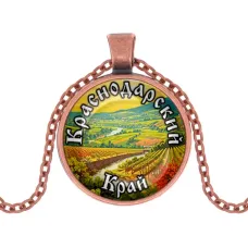 Кулон, цвет медь, с цепочкой, Краснодарский край C0507030