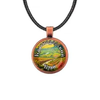Кулон, цвет медь, со шнурком, Краснодарский край C0507031