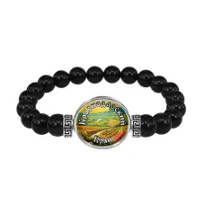 Браслет из черного агата, Краснодарский край C0507056