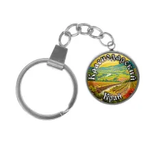 Брелок, нержавеющая сталь, с кольцом для ключей, Краснодарский край C0507061