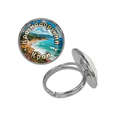 Кольцо металлическое, цвет серебро, Краснодарский край C0508015