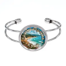 Браслет металлический, цвет серебро, Краснодарский край C0508034