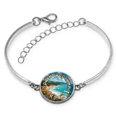 Браслет металлический, цвет серебро, Краснодарский край C0508046