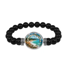 Браслет из черного агата, Краснодарский край C0508056