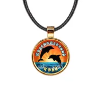 Кулон, цвет золото, со шнурком, Краснодарский край C0509033