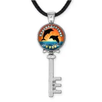 Кулон ключ, цвет серебро, со шнурком, Краснодарский край C0509043