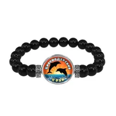 Браслет из черного агата, Краснодарский край C0509056