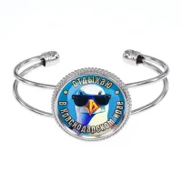 Браслет металлический, цвет серебро, Отдыхаю в Краснодарском крае C0510034