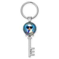 Брелок ключ, цвет серебро, с кольцом для ключей, Отдыхаю в Краснодарском крае C0510044