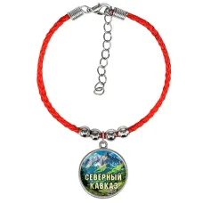 Браслет из красного шнура, Северный Кавказ C0512047