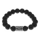 Браслет с руной Крада нерж.сталь, Лава 10мм BSRNX10-06-02
