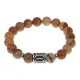 Браслет с руной Исток нерж.сталь, Песочная яшма 10мм BSRNX10-16-01