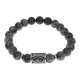 Браслет с руной Нужда нерж.сталь, Лабрадор 8мм BSRNX8-05-02