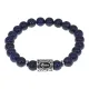 Браслет с руной Треба нерж.сталь, Лазурит 8мм BSRNX8-07-01
