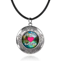 Арома-кулон металлический, Я люблю Карелию C0601063