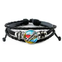 Кожаный браслет, Я люблю Петрозаводск C0604012