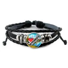 Кожаный браслет, Я люблю Петрозаводск C0604012