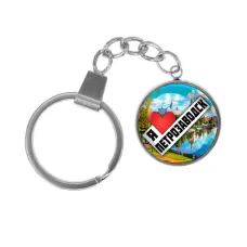 Брелок, нержавеющая сталь, с кольцом для ключей, Я люблю Петрозаводск C0604061