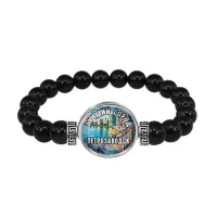 Браслет из черного агата, Лучший город Петрозаводск C0605056