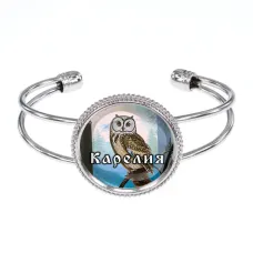 Браслет металлический, цвет серебро, Карелия C0606034