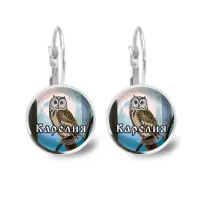 Серьги металлические, Карелия C0606038