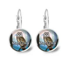 Серьги металлические, Карелия C0606038