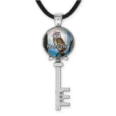 Кулон ключ, цвет серебро, со шнурком, Карелия C0606043