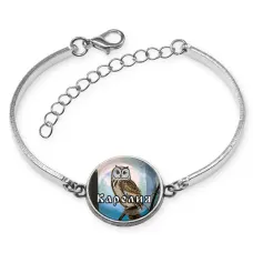 Браслет металлический, цвет серебро, Карелия C0606046