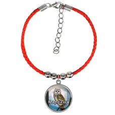 Браслет из красного шнура, Карелия C0606047