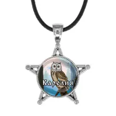 Звезда-кулон, металл, Карелия C0606064