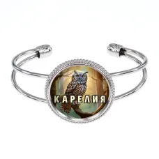 Браслет металлический, цвет серебро, Карелия C0607034