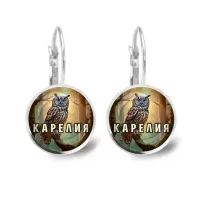 Серьги металлические, Карелия C0607038