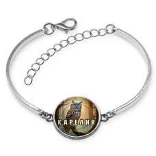 Браслет металлический, цвет серебро, Карелия C0607046