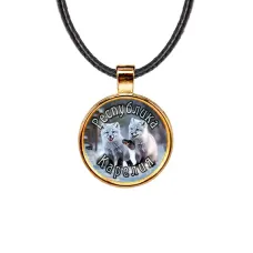 Кулон, цвет золото, со шнурком, Республика Карелия C0608033