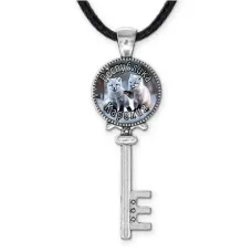 Кулон ключ, цвет серебро, со шнурком, Республика Карелия C0608043