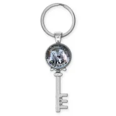 Брелок ключ, цвет серебро, с кольцом для ключей, Республика Карелия C0608044