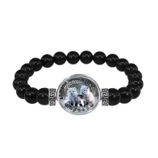 Браслет из черного агата, Республика Карелия C0608056