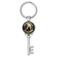 Брелок ключ, цвет серебро, с кольцом для ключей, Республика Карелия C0609044