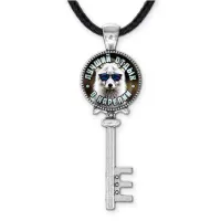 Кулон ключ, цвет серебро, со шнурком, Лучший отдых в Карелии C0610043