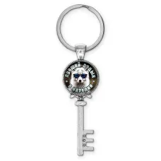 Брелок ключ, цвет серебро, с кольцом для ключей, Лучший отдых в Карелии C0610044