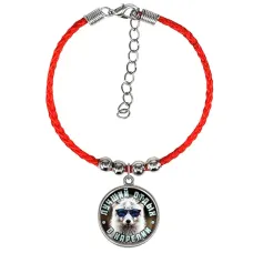 Браслет из красного шнура, Лучший отдых в Карелии C0610047