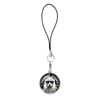 Подвеска для телефона, цвет серебро, со шнурком, Лучший отдых в Карелии C0610060