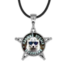 Звезда-кулон, металл, Лучший отдых в Карелии C0610064